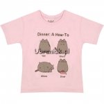 T-shirt Pusheen pudrowy róż