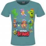 T-shirt postacie z Brawl Stars zielony