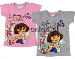 T-shirt Dora  jasno różowy 
