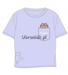T-shirt Pusheen fioletowy