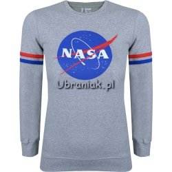 Bluza dziewczęca NASA Logo szara