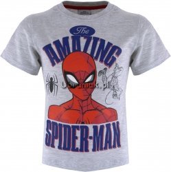 T-shirt Spiderman Amazing szary