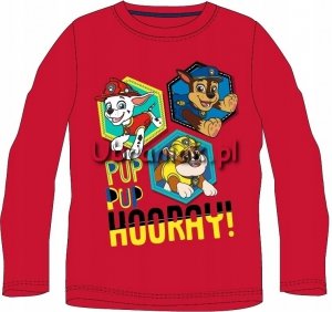 Bluzka Psi Patrol chłopięca czerwona