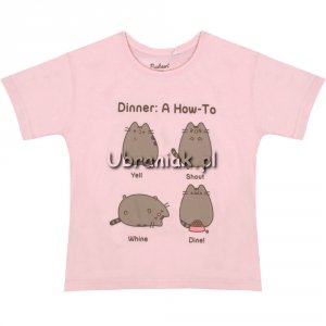 T-shirt Pusheen pudrowy róż