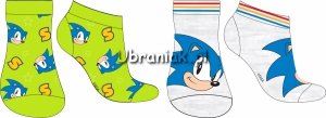 Stopki Sonic szare, zielone 2-pak
