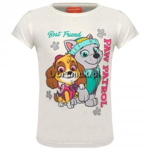T-shirt Psi Patrol Skye i Everest kremowy