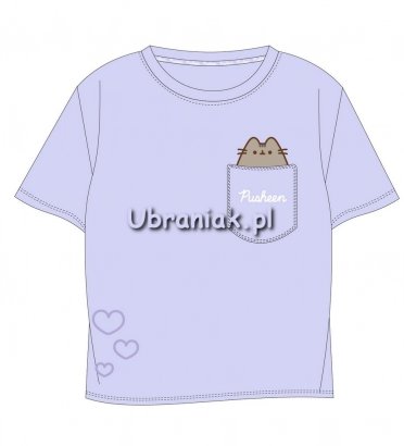 T-shirt Pusheen fioletowy 