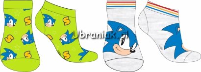 Stopki Sonic szare, zielone 2-pak 