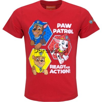 Koszulka Psi Patrol Action czerwona