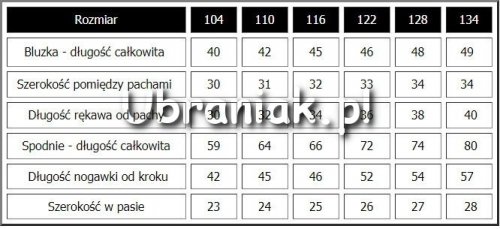 Piżama Myszka Minnie granatowa