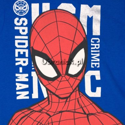 Piżama Spiderman chłopięca niebieska