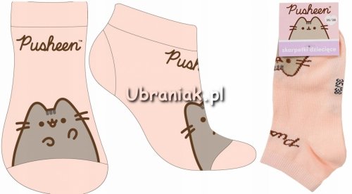 Stopki Pusheen dla dziewczynki 2-pak