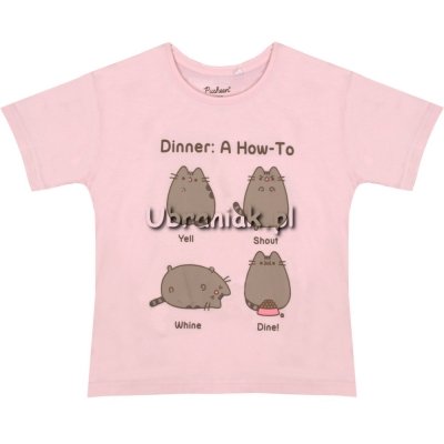 T-shirt Pusheen pudrowy róż