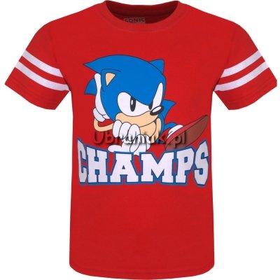 T-shirt Sonic CHAMPS czerwony