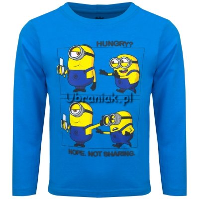 Bluzka Minionki niebieska