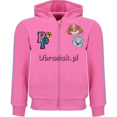 Bluza Psi Patrol z kapturem róż