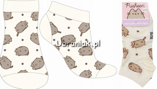 Stopki Pusheen dla dziewczynki 2-pak
