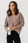 Bluza Damska Basic - Mocca