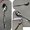 C15_tds0569_ Łyżeczki deserowe metalowe 12 szt. 10 cm
