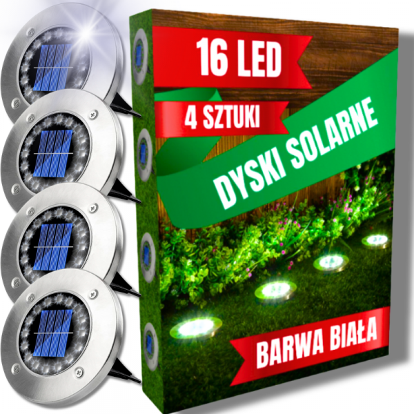 A0_tds0572_4x Solarna lampa gruntowa 16 LED