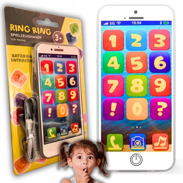TELEFON KOMÓRKOWY DLA DZIECKA ZABAWKA CYFRY ZABAWKOWY NA PREZENT ( tds0799)
