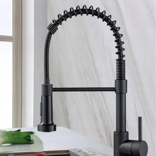 BATERIA KUCHENNA ZLEWOZMYWAKOWA STOJĄCA KRAN Z WYCIĄGANĄ WYLEWKĄ 2 FUNKCJE (tds0744)