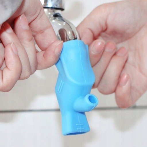 Ax4_V58_Nakładka na kran gumowa blue