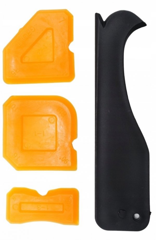 A2_Y53 Zestaw szpachelek do silikonu (Orange)