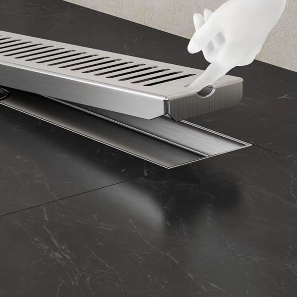 ODPŁYW LINIOWY PRYSZNICOWY NIERDZEWNY NISKI SYFON DUŻA PRZEPUSTOWOŚĆ - 60cm (	tds0777)