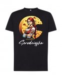 Koszulka damska „Serodziejka” | Ludowy nadruk premium DTF | Bawełna 100%, Rozmiary XS-3XL