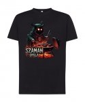 Męski T-shirt Szaman Grilla – Oryginalny Nadruk, 100% Bawełna, Rozmiary XS-5XL