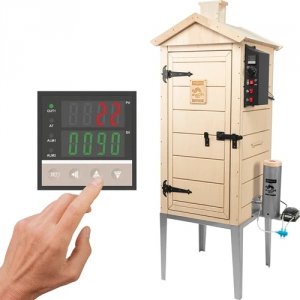 Wędzarnia dragON PLYWOOD 100E | Ekologiczna Wędzarnia 200L - Termoobieg