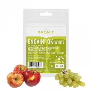Enovini® OK WHITE - drożdże obniżające kwasowość