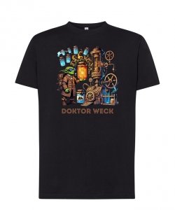 Koszulka Doktor Weck | 100% Bawełna | Unikalny Nadruk DTF, 100% Bawełna, Rozmiary XS-5XL