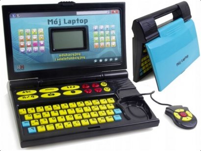 Laptop Edukacyjny Komputerek 50 programów funkcji Mówi po polsku 