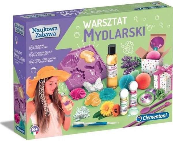 Warsztat mydlarski Naukowa Zabawa Clementoni