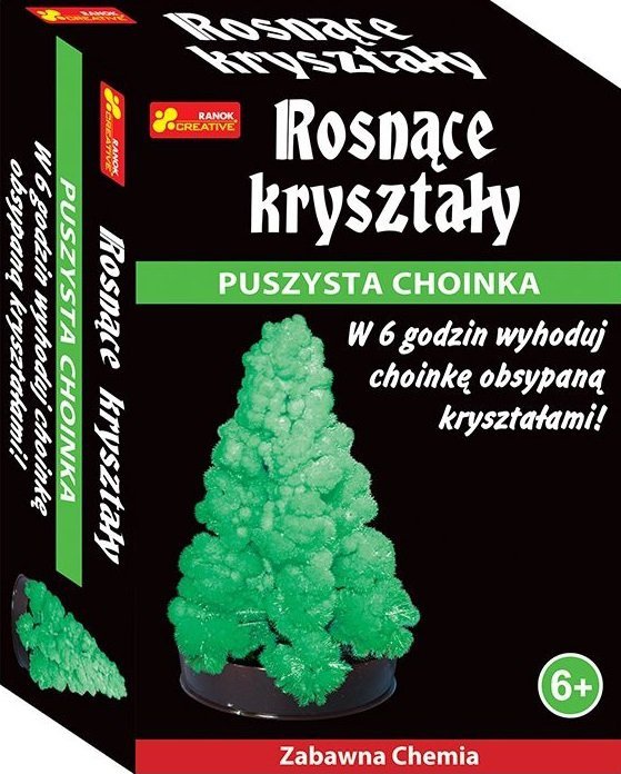 Rosnące kryształy Puszysta choinka Ranok