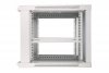 Extralink Szafka wisząca rack 9U 600x600 szara szklane drzwi