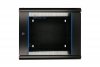 Extralink Szafka wisząca rack 12U 600x600 czarna dwusekcyjna