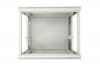 Extralink Szafka wisząca rack 12U 600x600 szara metalowe drzwi