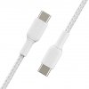 Belkin Kabel Braided USB-C USB-C 1m biały