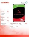 Seagate Dysk IronWolfPro 16TB  3.5'' 256MB ST16000NT001