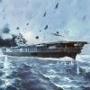 Academy Model plastikowy Yorktown CV-5 Battle of Midaway 1/700