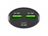 Natec Ładowarka samochodowa Coney 2x USB 1x USB-C QC 3.0 Power Delivery 84W Czarna