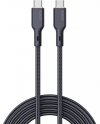 AUKEY CB-KCC102 kevlarowy kabel USB C - USB C | 1.8m | 5A | 100W PD | 20V