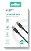 AUKEY CB-SCC102 kabel USB-C - USB-C 1.8m 100W PD 5A 20V silikonowy czarny