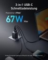 Anker Ładowarka sieciowa Prime 735 67W 2xUSB-C 1xUSB-A Czarna