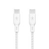 Belkin Kabel w oplocie USB-C do USB-C 100W 3m biały