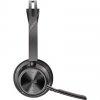 POLY Zestaw słuchawkowy Voyager Focus 2  certyfikatem Microsoft Teams USB-C-C z podstawką ładującą, przejściówka USB-C/A 9T9J6AA