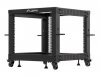 Lanberg Open rack 19'' 9U 600x600-1100 regulowany czarny